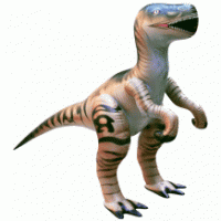 Dinosauro gonfiabile Velociraptor